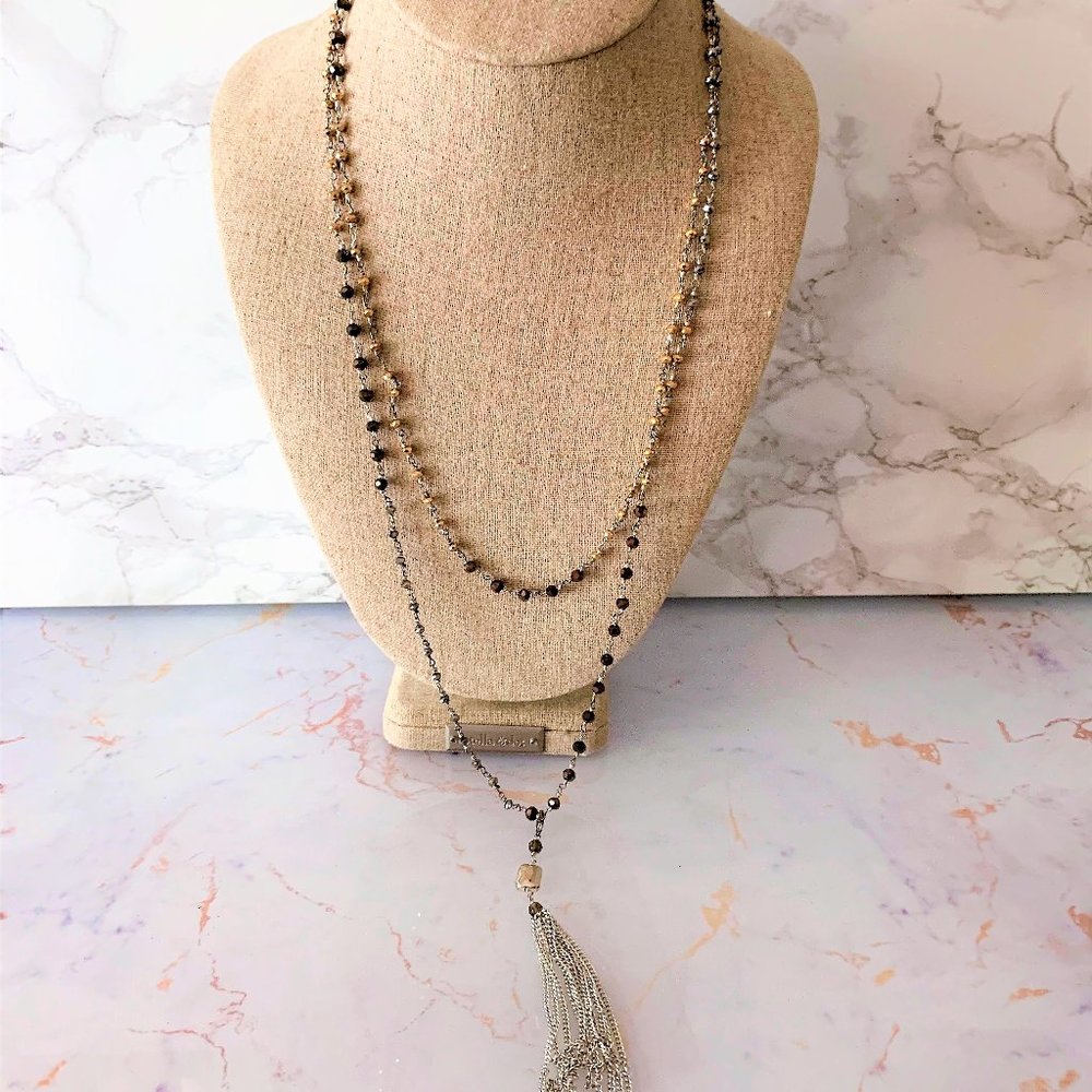 Stella and Dot Gitane Tassel Necklace